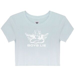 Boys Lie Unreachable Musky Tee, Blue, Size Medium